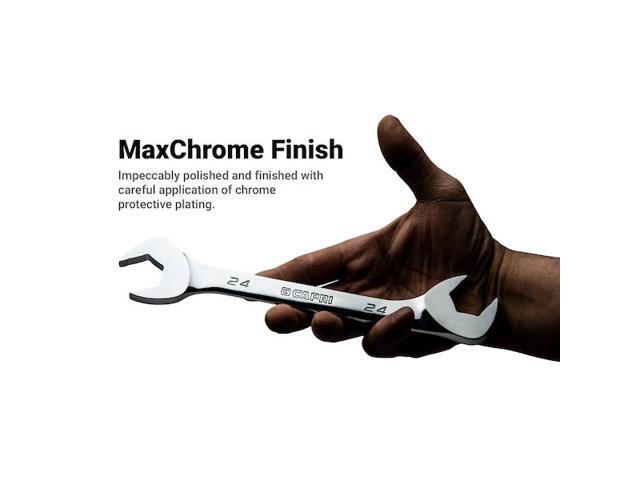 CAPRI TOOLS CP11922 22mm Angle Open End Wrench, 30Deg and 60Deg Angles, Metric