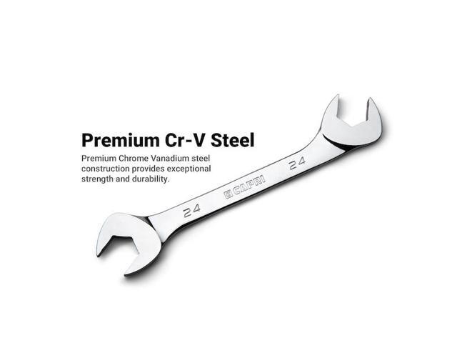 CAPRI TOOLS CP11922 22mm Angle Open End Wrench, 30Deg and 60Deg Angles, Metric