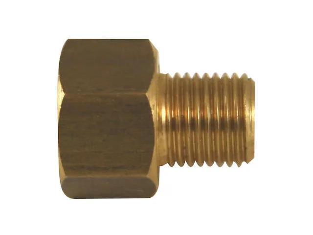 AGS BLF-17 Brass Adapter, Female(1/2-20 Inverted), Male(7/16-24 Inverted),