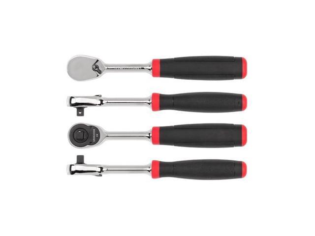 TEKTON SRH02006 1/4 Inch Drive x 6 Inch Comfort Grip Ratchet