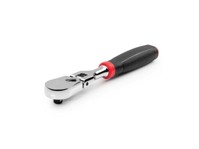 TEKTON SRH22006 1/4 Inch Drive x 6 Inch Flex Head Comfort Grip Ratchet