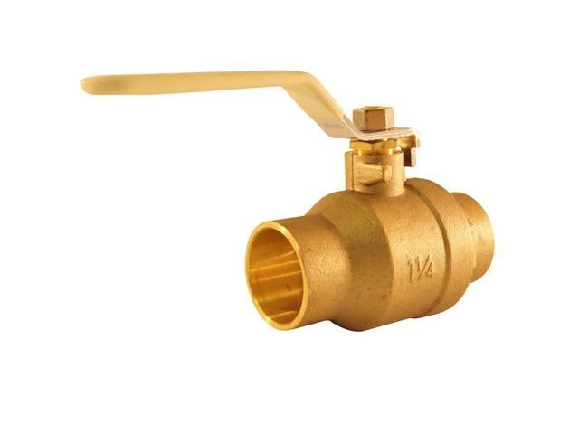 TMG 94ALF20601TMG 1-1/4 in. Lead Free Brass SWT x SWT Ball Valve