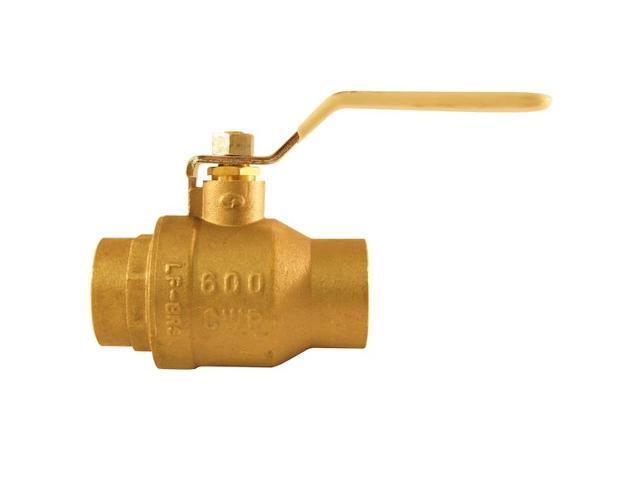 TMG 94ALF20601TMG 1-1/4 in. Lead Free Brass SWT x SWT Ball Valve