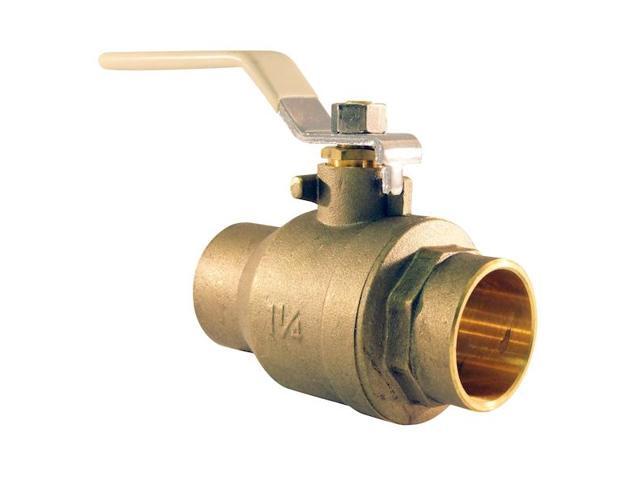 TMG 94ALF20601TMG 1-1/4 in. Lead Free Brass SWT x SWT Ball Valve