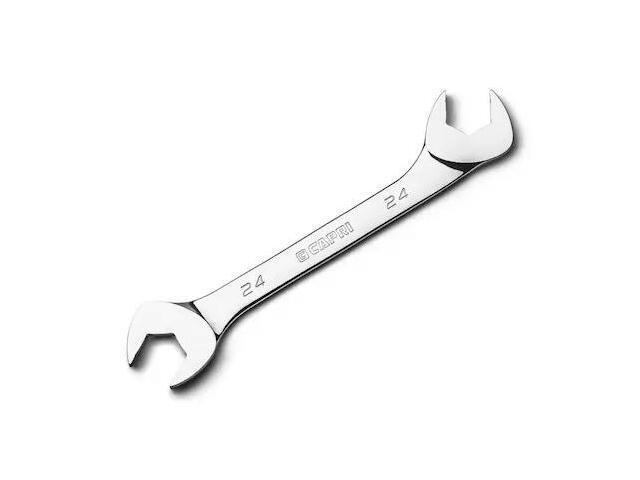 capri tools 24 mm angle open end wrench, 30 and 60 angles, metric