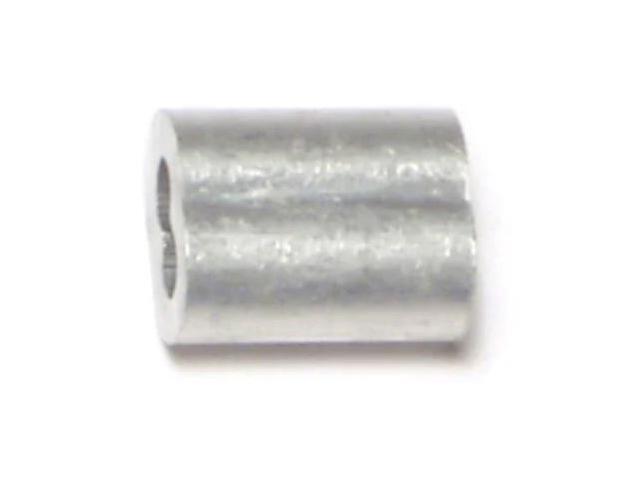 MIDWEST FASTENER 64262 3/32' Aluminum Cable Ferrules 20PK