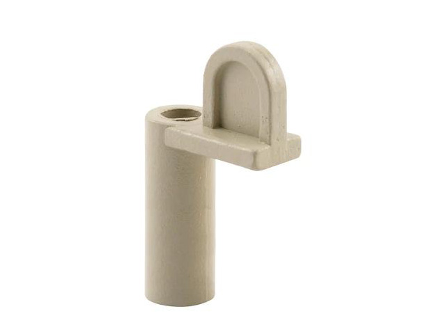 PRIME-LINE L 5696 Diecast Zinc 1-3/16 in. Offset Window Screen Clip, Almond (12