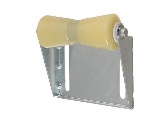 C. E. SMITH 10453G Roller Bracket Assembly, 8 in., w/TPR Roller, UPC Label