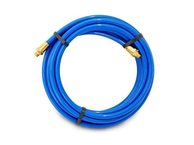 STEELMAN 50049-IND 25-Foot 3/8' ID Air Hose with Reusable 1/4' NPT Brass