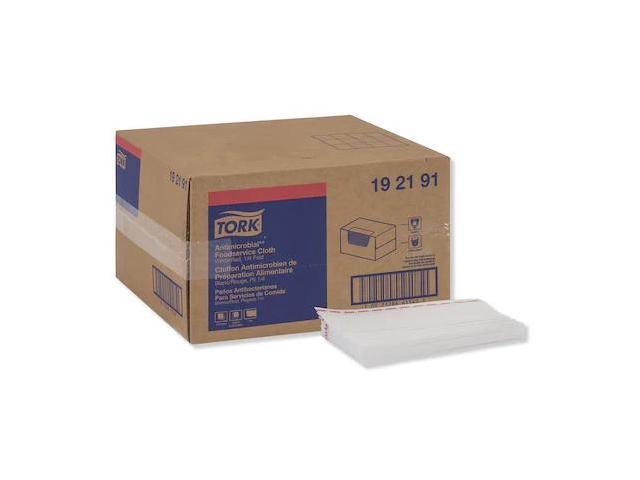 TORK 192191 Tork Odor Resistant Foodservice Cleaning Cloth White Self