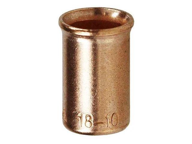 DOTTIE CS410 L. H. Dottie 18-10 AWG Copper Crimp Sleeve, 100PK