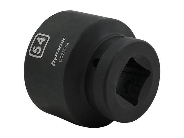 DYNAMIC D025054 1' Drive Standard Socket, Black Phosphate, Tools 54MM X 1'