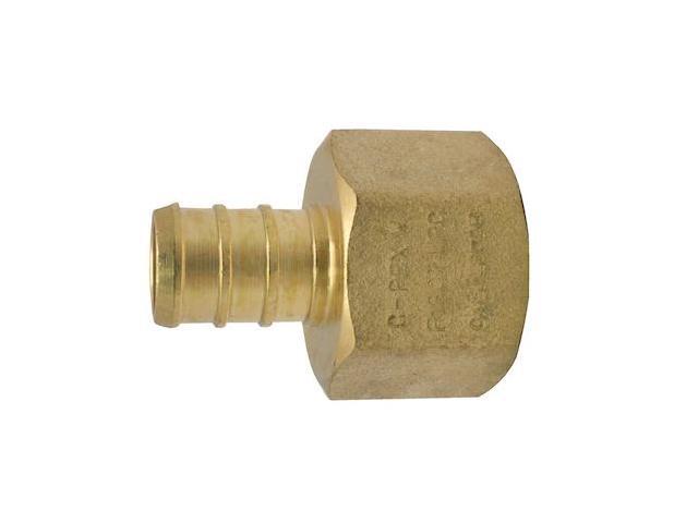 APOLLO APXFA1225JR 1/2 in. Brass PEX Barb x 1/2 in. Female Pipe Thread Adapter