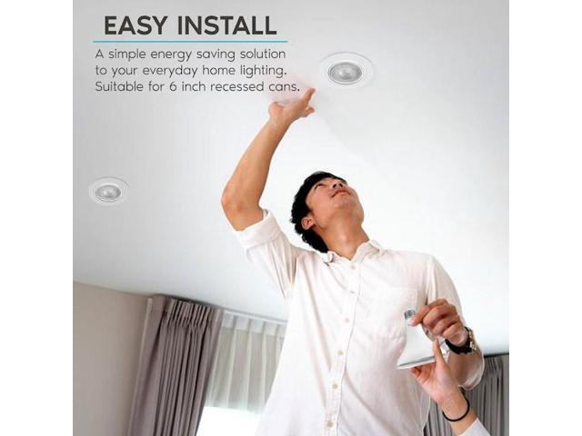 LUXRITE LR31619-6PK PAR38 LED Light Bulbs 15W (120W Equivalent) 1250LM 5000K