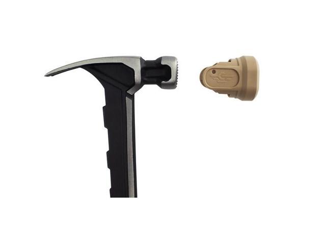SPEC OPS SPEC-M22CF-S 22-oz Milled Face Framing Hammer with Soft Mallet Cap,