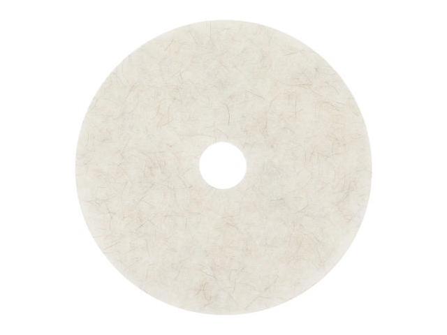 3M 3300 Hi-Speed Natural Blend Floor Burnishing Pads 3300, 20' Dia, White, PK5