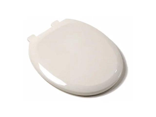 JONES STEPHENS C1606S02 EZ Close Premium Plastc Seat,Biscuit,Rnd With Cover, EZ