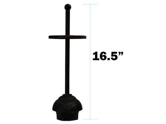 BLUE DONUTS BD3468664 Toilet Plunger with Holder for Bathroom, Multi Drain,