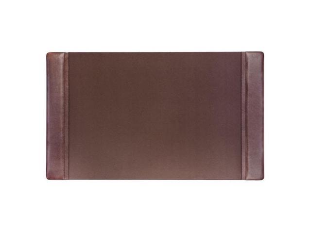 DACASSO PR-3450 Chocolate Brown Leather Desk Pad w/ 2022 Calendar, 34 x 20