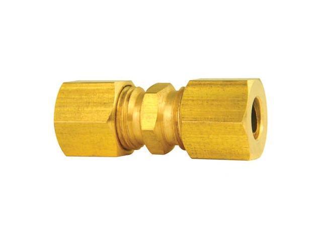AGS CFB-2 Brass compression union, 1/4, 10/bag