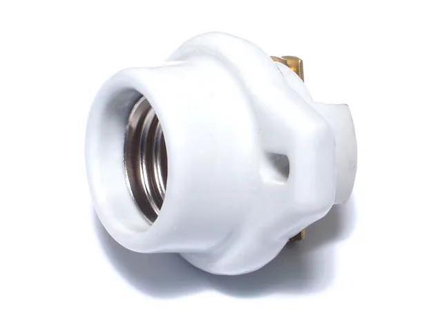 MIDWEST FASTENER 77851 Medium Base Porcelain Sockets Recess Mount 2PK