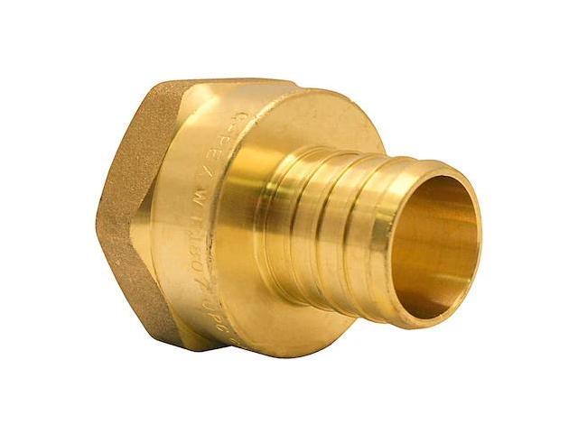 APOLLO APXFA3425JR 3/4 in. Brass PEX Barb x 3/4 in. Female Pipe Thread Adapter