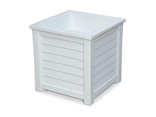 Mayne 5867-W Lakeland Planter, 20x20, White