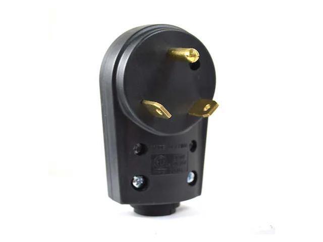 SUPERIOR ELECTRIC RVA1593 Plug Adapter, TT-30P, Black