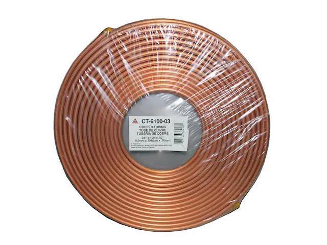 AGS CT-6100-03 Spool, Copper, 3/8 x 100 x 03