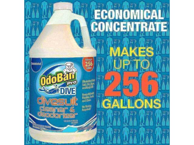 ODOBAN 971089P-G4 OdoBan Dive Wetsuit Cleaner & Deodorizer Concentrate, Clean