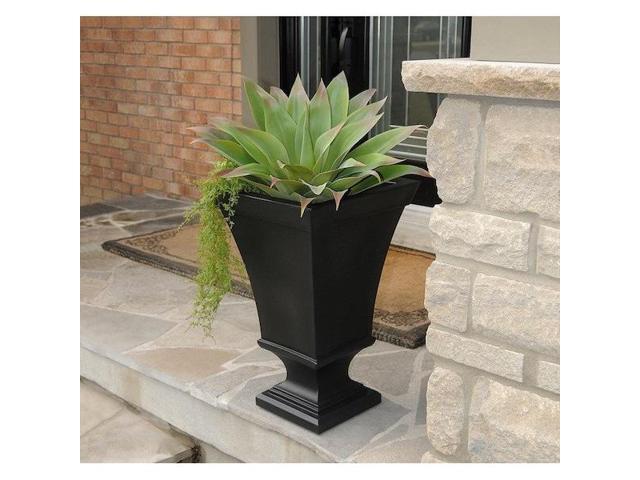 MAYNE 5892-B Vienna 25 Tall Urn Planter, Black