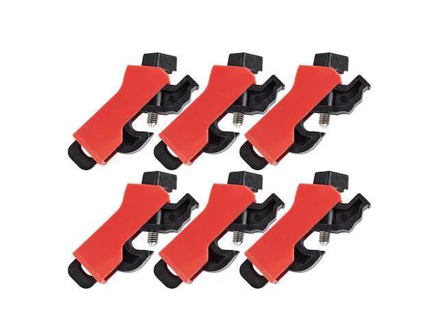 BRADY 149515 Universal Mini Circuit Breaker Lockout, 6/PK