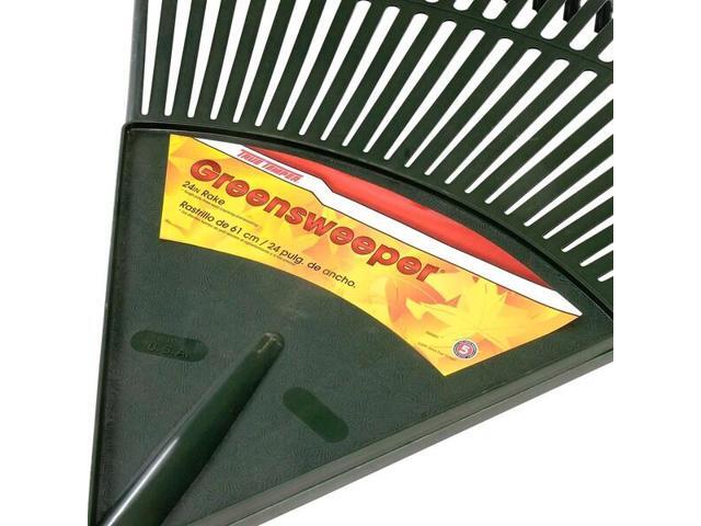 TRUE TEMPER 64309 23-1/2 in Poly Poly Leaf Rake, 54 in L