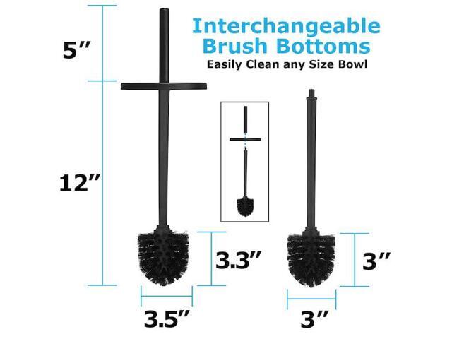BLUE DONUTS BD3934622 Toilet Brush and Plunger Set Toilet Plunger Toilet Brush