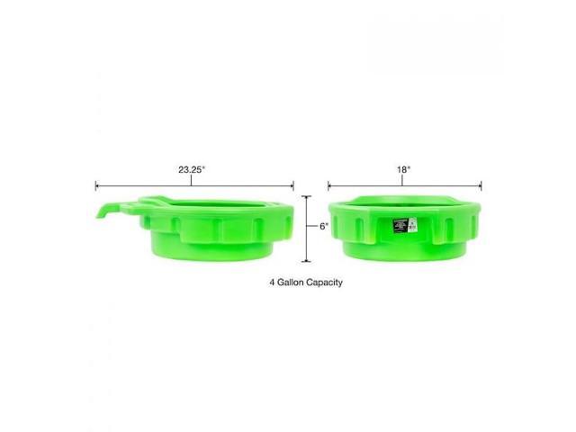 OEMTOOLS 87034 4 Gal Oil Drain Pan, Green