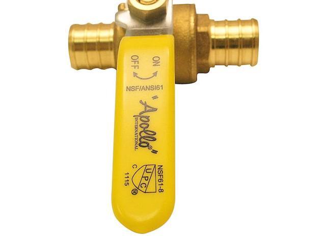 APOLLO APXV3434 3/4 in. Brass PEX Barb Ball Valve