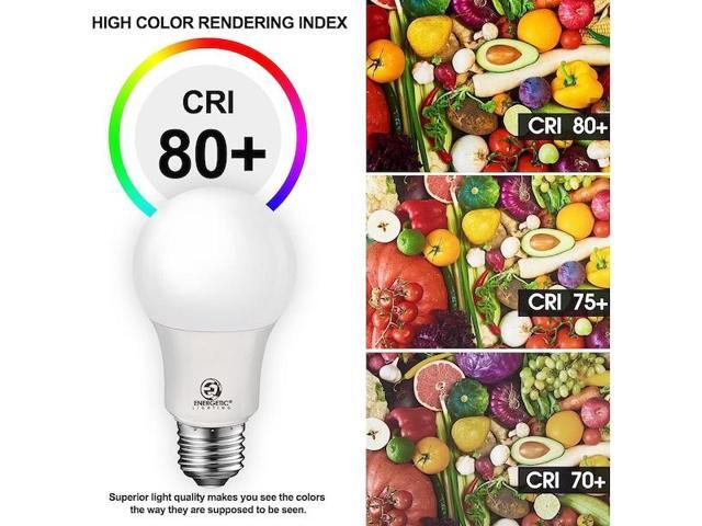 ENERGETIC LIGHTING YGA03C54-830-24P 8.5 Watt60 Watt Equivalent, A19 LED, 3000K,