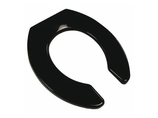 JONES STEPHENS C106C90 Deluxe Plstc Seat,Blk Check Hinge,Elngtd Without Cover,