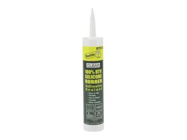 Dottie RTV10 Clear RTV Silicon Sealant - 10oz Cartridge