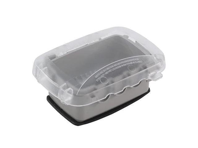 INTERMATIC WP5000C Electrical Box Cover, 1 Gang, UV Stabilized Polycarbonate