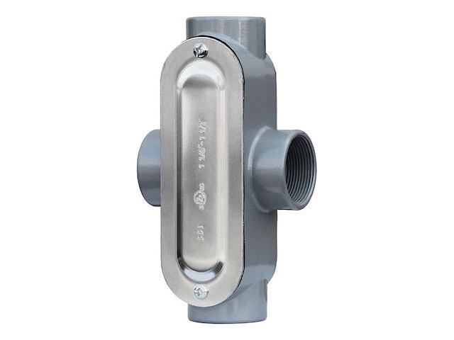 DOTTIE X75CG L. H. Dottie 3/4'' X Threaded Conduit Body w/ Cover & Gasket, 10PK