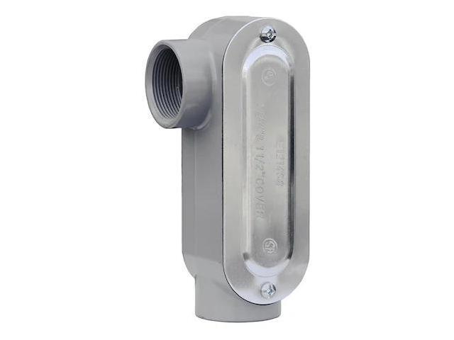 DOTTIE LR400CG L. H. Dottie 4'' LR Threaded Conduit Body w/ Cover & Gasket