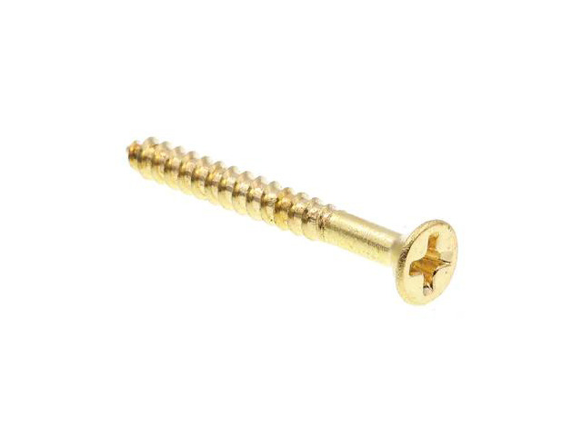 PRIME-LINE 9034769 Wood Screw, Flat Head, Phillips Drive No. 6 X 1-1/4in Solid