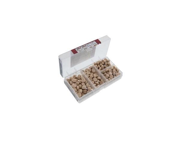 MILESCRAFT 5347 Wood Plug Kit 300 pcs. - Variety Pack - Assorted 3/8 and 1/2