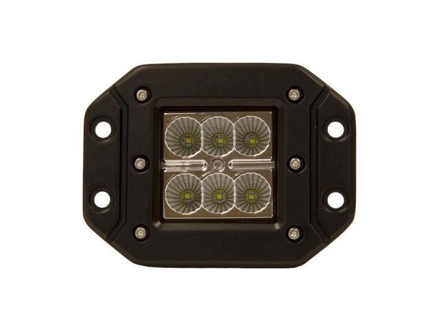 BUYERS PRODUCTS 1492138 3 Inch Square LED Clear Recessed Flood Light