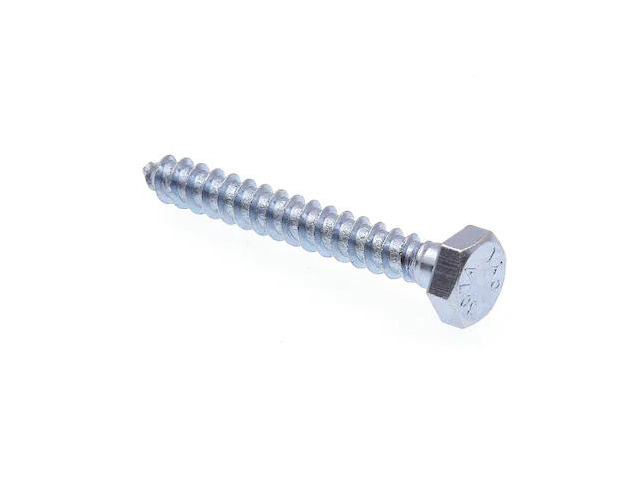 PRIME-LINE 9055021 Hex Lag Screw 1/4in X 2in A307 Grade A Zinc Plated Steel