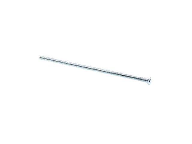 PRIME-LINE 9001532 Machine Screw, Flat Head, Phillip Drive No. 10-24 X 6in Zinc