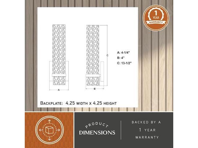 Vilo 1 Light Satin Nickel Bathroom Wall Fixture