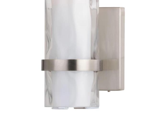Vilo 1 Light Satin Nickel Bathroom Wall Fixture