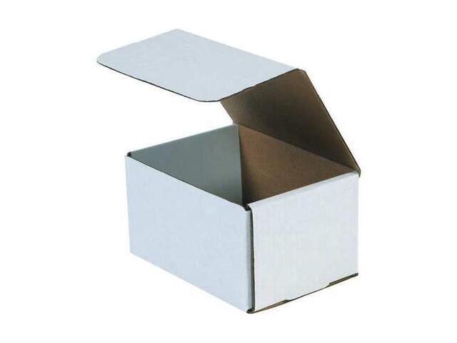 PARTNERS BRAND MLR4 Corrugated Mailers, 6 1/2 x 4 7/8 x 3 3/4, White, PARTNERS BRAND MLR4 Corrugated Mailers, 6 1/2 x 4 7/8 x 3 3/4, White,
